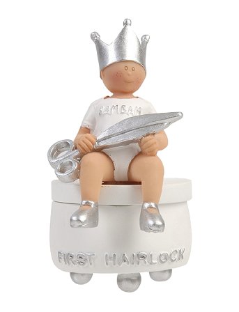 Bambam Bambam - Krukke Til Min Første Hårlok - White - ONE SIZE x 7