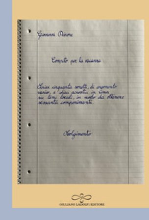 Compito per la vacanza Giovanni Peirone