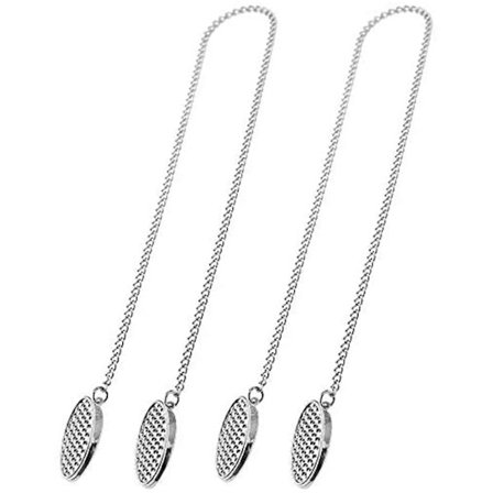 Serviettkjedeklips, 2-pakning justerbare smekkeklips for eldre - Slitesterk metallserviettholder med nakkestropp for hjem, restauranter{yh}
