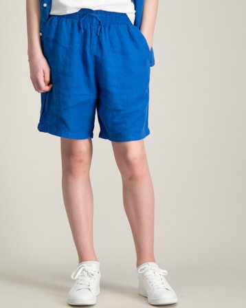 GANT RELAXED LINEN SHORTS Blå Shorts Gutt - Kids Brand Store
