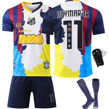2025-2026 Paris Commemorative Edition Brasilien Neymar Nr. 11 Juventus Retro Fodboldtrøje Barcelona Børne- og Voksentrøje{HONGDE}