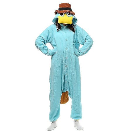 Platypus Pyjamas Animal Onesie Unicorn Pyjamas Pegasus kostym Halloween Cosplay