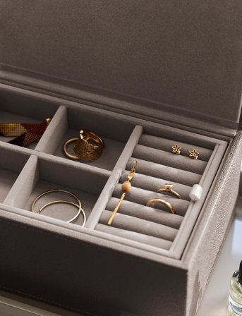 Mojoo Sting Smykkeskrin - Beige - 24X15X10.5CM