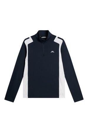 J.Lindeberg - Golf - Lukas Quarter Zip Mid Layer - Blue - Mann - M