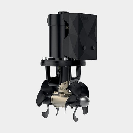 Propulsor de proa Quick BTQ 185-65 DP, 24 V, 3.3 kW, 65 KgF, instalación en túnel, 2 hélices, apto para embarcaciones entre 26 - 39 pies (8 - 12 