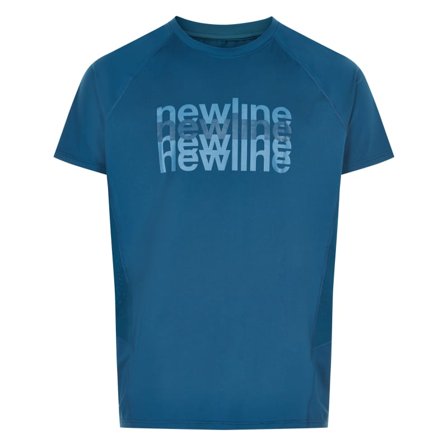 Newline Men's Running Tee Men Short sleeved fitness sweater Blue S