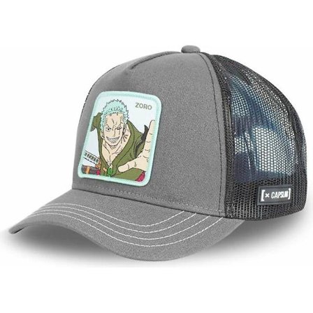 Cartoon One Piece Baseball Cap Luffy Zoro Mesh Cap Hip Hop Trucker Cap ZORO