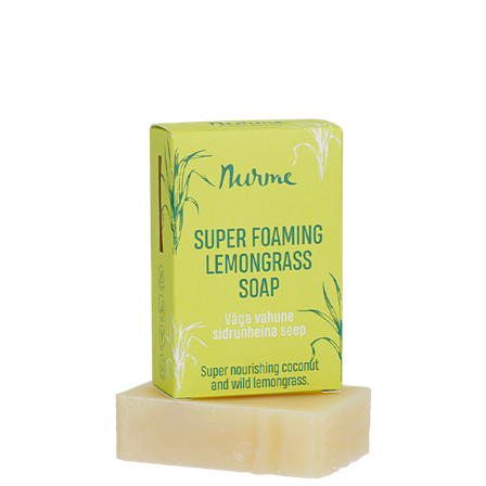 Nurme Super Foaming Lemongrass Såpe 100 g