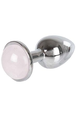 Metal Plug Gemstone Pink Small - Woome.pl