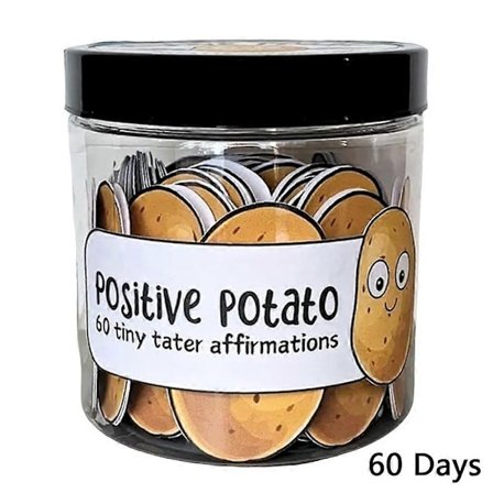 Positive Pickle Emosjonell Støtte Bekreftelseskort 30/60 Daglige Bekreftelseskort for Venner og Familie - WELLNGS