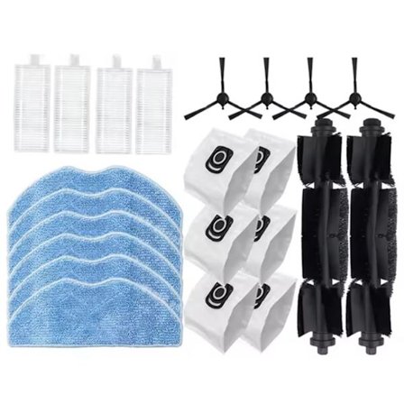 Til Roborock Roborock S8 Plus Udskiftningsdele Tilbehør Hovedsidebørste Hepa Filter Moppeklud Støvposer