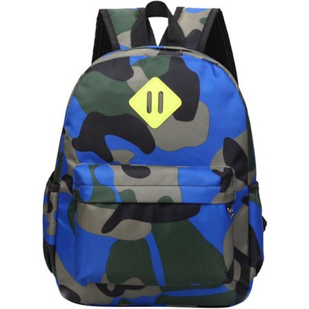 Kindergarten Bookbag Rucksack Camouflage Toddler Kids School Backpack Book Bag (mörkblå)