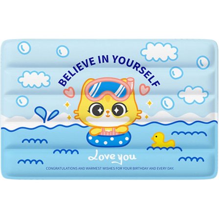 Kølemåtte til kæledyr, vaskbar vandtæt pude, skridsikkert bærbart design, 50*40cm