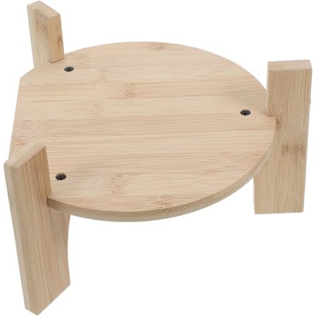 Stativ for drikkedispenser, kun base, solid bambus vann dispenser stativ