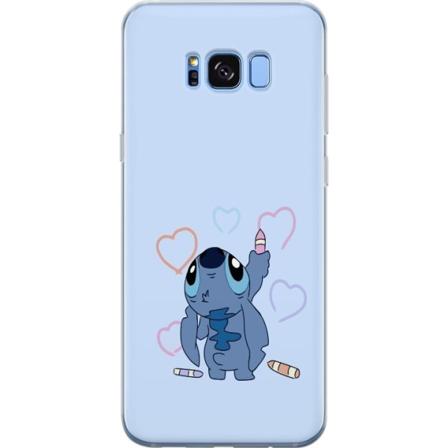 Samsung Galaxy S8 Gennemsigtig cover Stitch Hjerter