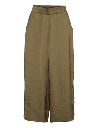 Minga New Trousers Vide Bukser Brun Second Female