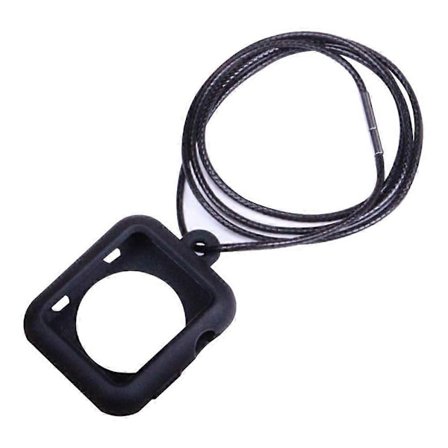 Kompatibelt urkasse - Stødsikkert silikonecover - Halskædevedhæng - Til Apple Watch