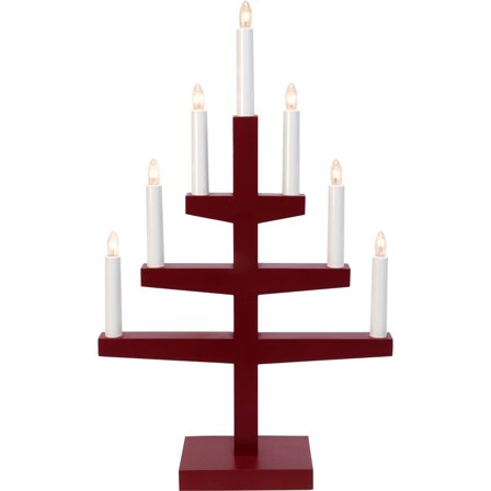 Star Trading - Adventstake Ljusstake Trapp Rød