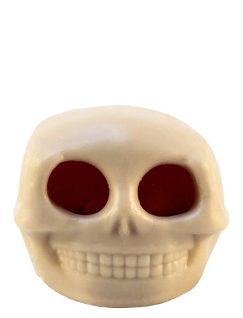 Magni Toys Halloween Skull Squishy - Cream - ONE SIZE