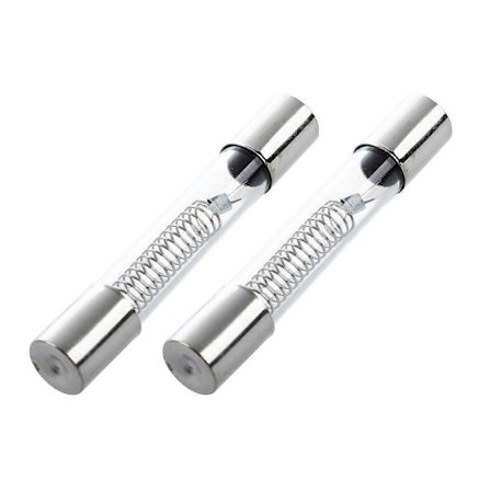 2 x 0,65A 5KV 6mm x 40mm Axial Glasrörssäkringar för Mikrovågsugn