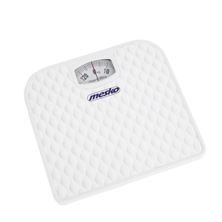 Mekanisk badevægt med 130 kg kapacitet og manuel kalibrering