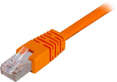 Deltaco Koblingskabel - RJ-45 (hann) til RJ-45 (hann) - 3 m - FTP - CAT 6 - oransje