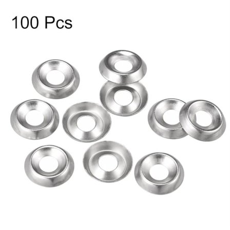 100 stk. kopskiver undersænkede skiver #10 #10