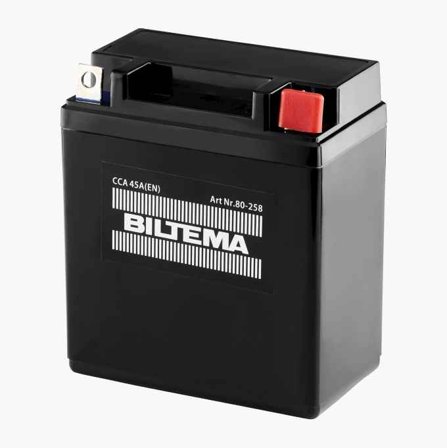 Biltema - MC-batteri SMF 12 V 3 0 Ah 98 x 56 x 110 mm