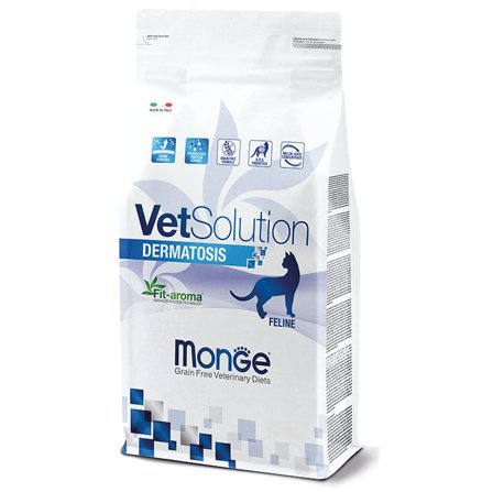 Monge VetSolution Dermatosis Linea Veterinaria Cibo Secco Gatti
