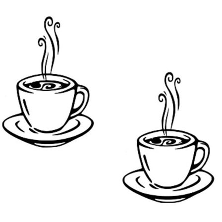 2st Kaffekopp Kaffekoppar Väggdekor