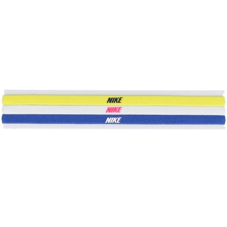 Nike - Giallo headband Beanie - Elastic 2.0 3 Pack Yellow/White/Blue Headbands @ Hatstore