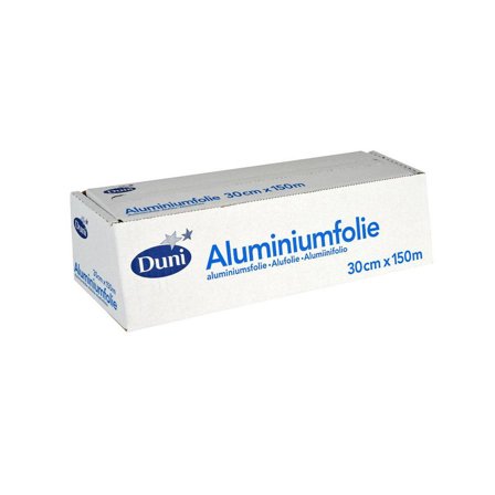 IDEAL STANDARD Alufolie DUNI Box 0,3x150m - Lyreco - Kök och servering - Plast- och aluminiumfolie - Aluminiumfolie