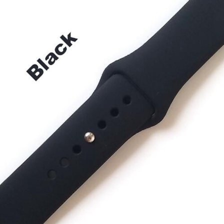 Urrem til Apple Watch iWatch 42/44 lang 01 sort