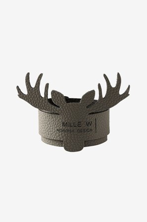 MiLLE W NORDISK DESIGN - Servietring elg 4-pak - Grå - Servietringe - Fra Homeroom