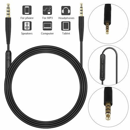 Udskiftningslydkabel til Bose Soundtrue/Soundlink Bose OE 2-hovedtelefoner