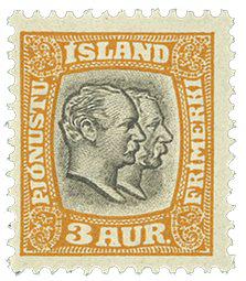 Island 1907 - Tjenestemærke AFA 24 - Postfrisk