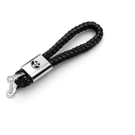 Toyota punottu nahkainen avaimenperä