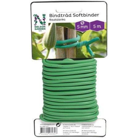 Nelson Garden Softbinder Bindetråd gummiovertrukket, 5 m, Avling
