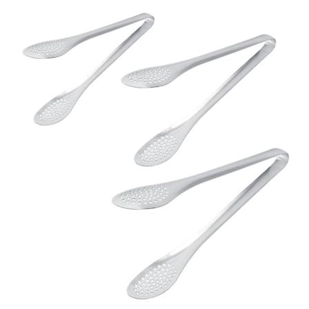 3 stk Multifunksjonell Rustfritt Stål Mat Tong Serveringsklemme For Bbq Kjøkken Matlaging Kake Biff Redskap