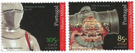 Portugal - Militærmuseum - Postfrisk sæt 2v