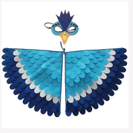 Fugl Kostume Børn Fest Dyre Outfit Vinge + Maske