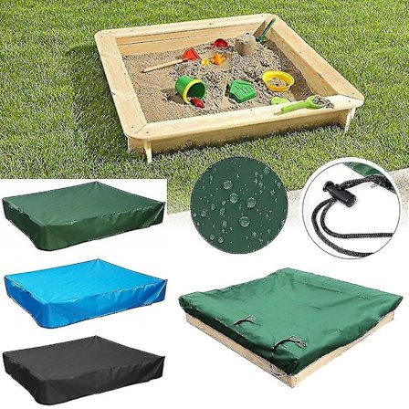 180*180 cm Dammtätt Skydd Sandlådeskydd Vattentätt Sandgropsskydd Poolskydd