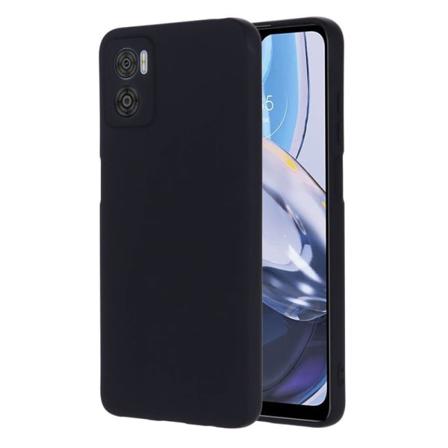 Liquid Silikon Skal Motorola Moto E22i - Svart