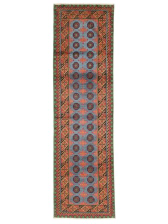 Afghan Fine Vloerkleed Oosters Tapijtloper (Wol, Afghanistan)