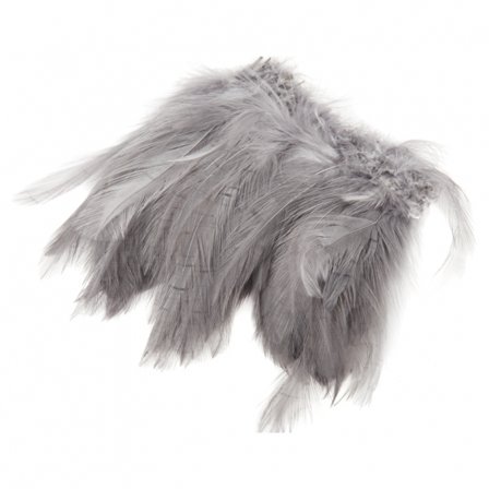 Saltwater Neck Hackle Gray #165