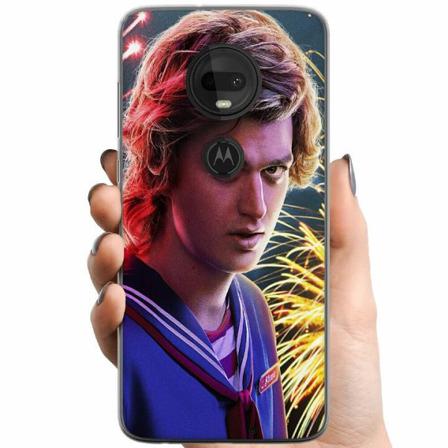 Motorola Moto G7 Tpu Mobilskal Stranger Things - Steve Harrin