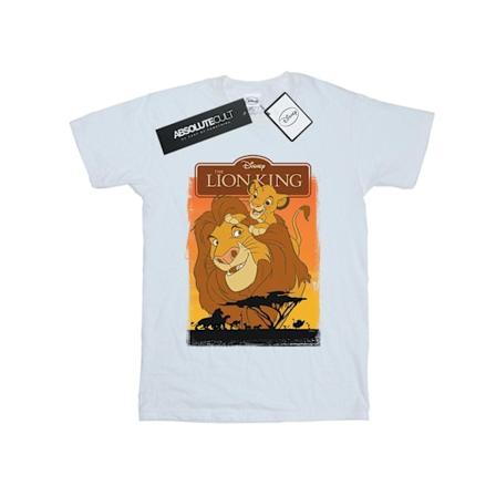 Disney Dam/Damer The Lion King Simba Och Mufasa Bomull Boyf White M