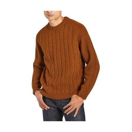 Samsøe Samsøe Wyatt sweater Brun, Herre