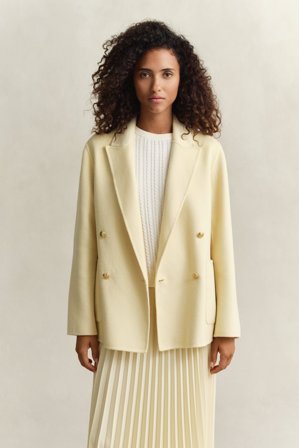 GANT Damen Handgenähter Club Blazer (34) Gelb