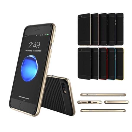 NANO-HYBRID-Stødabsorberende etui til IPHONE 6/6S FLOVEME Svart